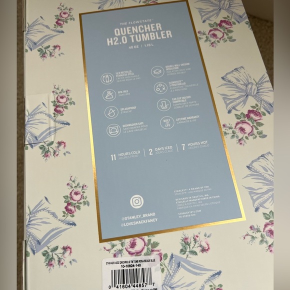 Stanley LoveShackFancy Holiday Quencher 40oz - Picture 5 of 6